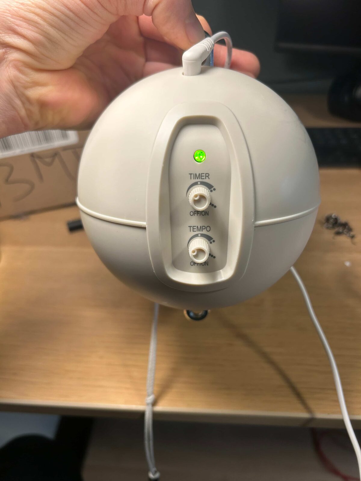 The repaired Moonboon motor